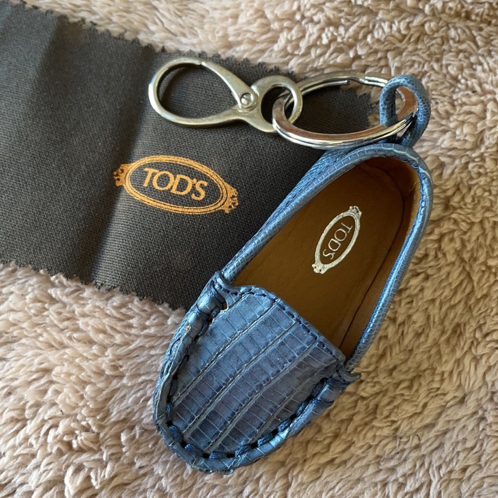 Tod's Keychain (blue shoe)